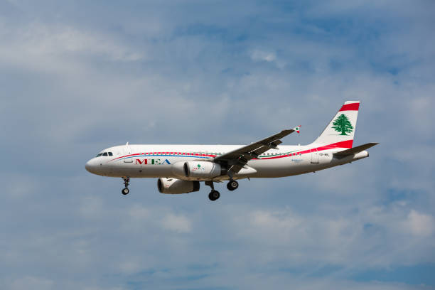 OP-MRL Middle East Airlines Airbus A320 stock photo