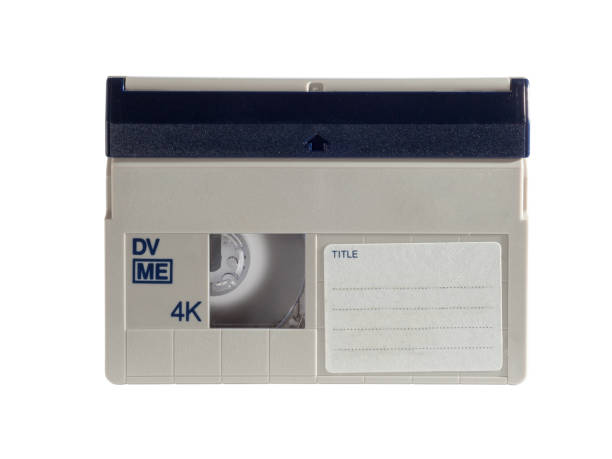 istock Vintage video tape Mini DV model 1254218945