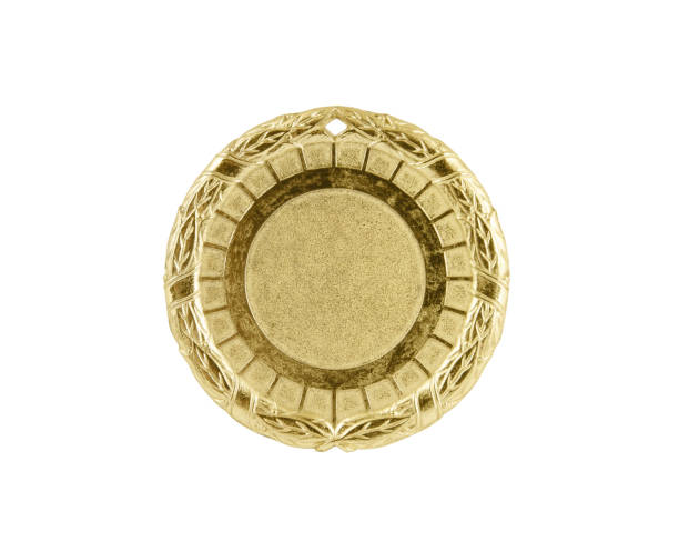 istock Gold medal isolated 1254224216