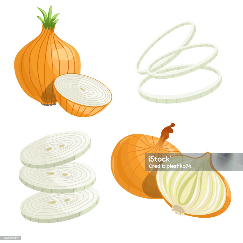 Ilustración de Conjunto De Cebollas De Dibujos Animados Marrones O Amarillos Enteros Sin Pelar La Mitad Aros De Cebolla Y Rodajas Verduras Frescas Del Mercado Agrícola Ilustraciones Vectoriales Aisladas Sobre Fondo Blanco Ilustración de Conjunto De Cebollas De Dibujos Animados Marrones O Amarillos Enteros Sin Pelar La Mitad Aros De Cebolla Y Rodajas Verduras Frescas Del Mercado Agrícola Ilustraciones Vectoriales Aisladas Sobre Fondo Blanco