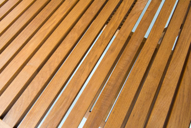 istock Teak wood furniture 1254237047