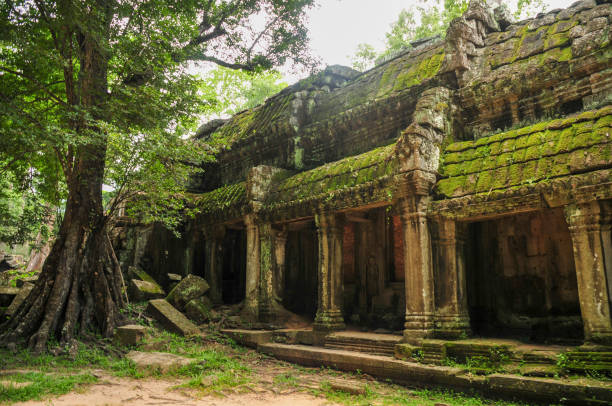 istock Beautiful historic Angkor ruins in Cambodia 1254240449