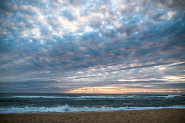 beautiful sunset on the beach
