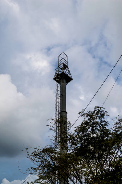 istock Rescue tower against the sky. 1254242688