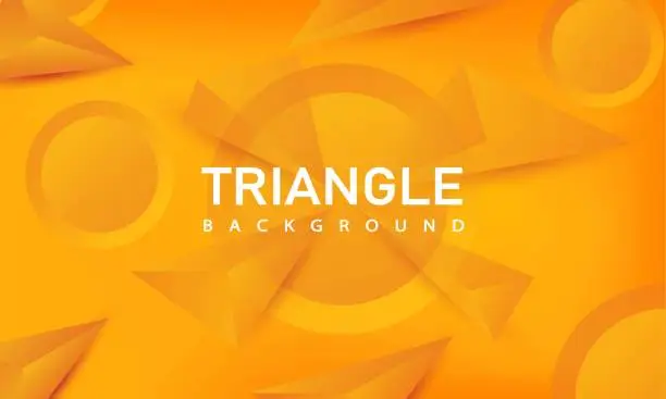 Vector illustration of Triangle Background Elegant Vectors Eps 10.