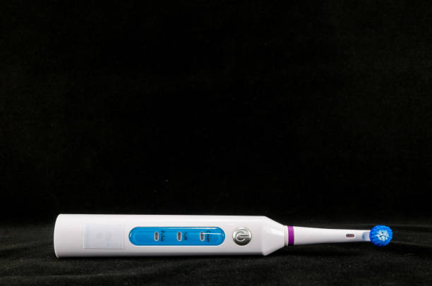 istock Close-up of toothbrush 1254256011