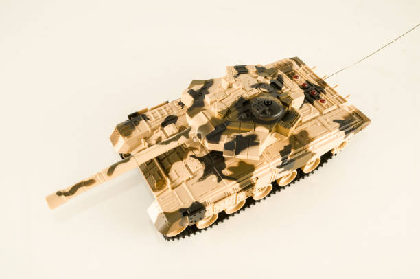 istock Scale model of a german tank 1254256046