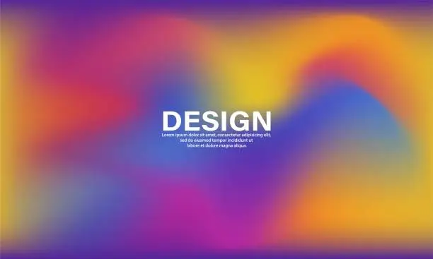 Vector illustration of Abstract gradient background. Minimal modern design. Landing page template.