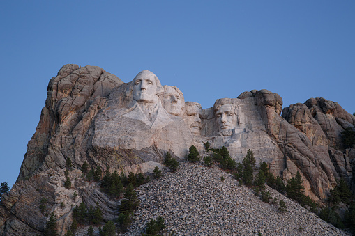 Mount Rushmore at dawn