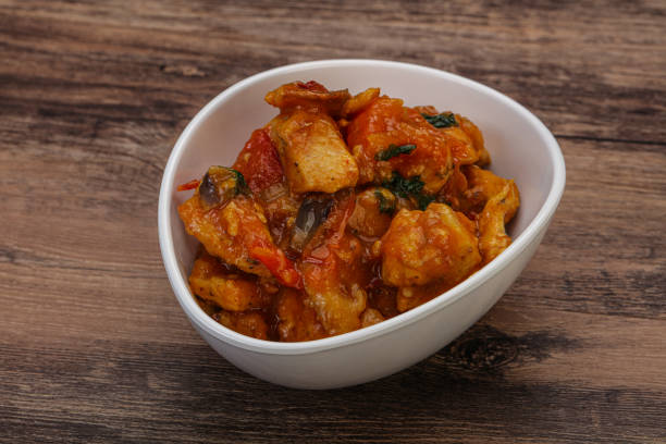 istock Chicken with oyster sauce and vegetables 1254266036