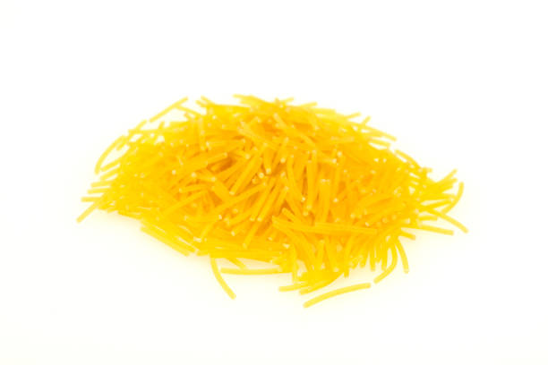 Dry raw vermicelli Italian pasta for cooking