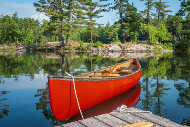 istock Canoe in Ontario Lake 1254272513