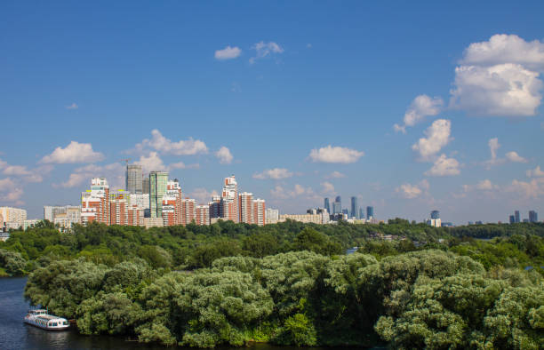 istock modern residential buildings in Moscow 1254276717