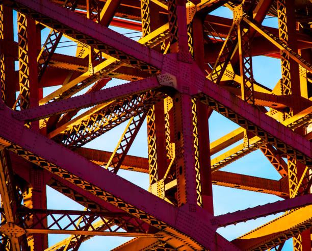istock Abstract close up of understructure of Golden Gate Bridge 1254283575