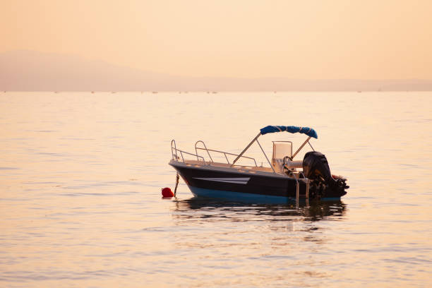 istock Boat on the sea 1254291991