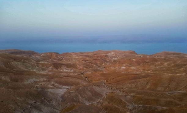 The Judaean Desert and the Dead Sea, Israel The magical Judaean Desert and Dead Sea in Israel dead sea scrolls stock pictures, royalty-free photos & images