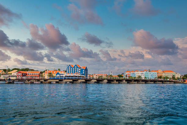 istock Pontoon Bridge in Curacao Harbor 1254300300