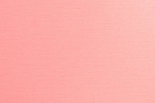 istock Blended cotton silk fabric texture pattern background in bright red pink rose color 1254301878