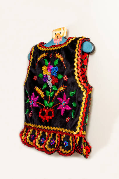 istock Handmade Polish traditional costume (Stroj Krakowski) in the making. 1254304690