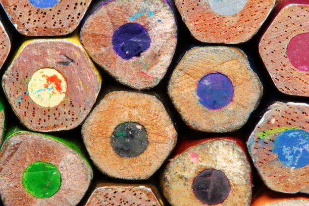 istock many pencil color for drawing in macro 1254316156