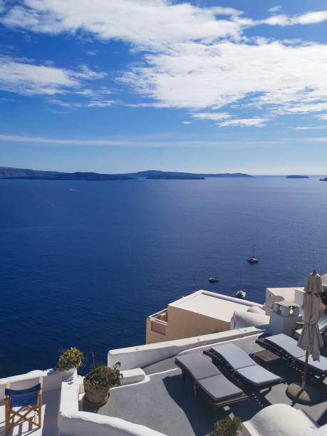 istock stunning ocean view from Santorini 1254316381