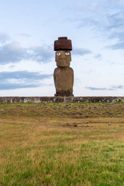 istock Easter Island, Moais Tahai Archaeological Complex, Rapa Nui National Park, Chile. 1254319790
