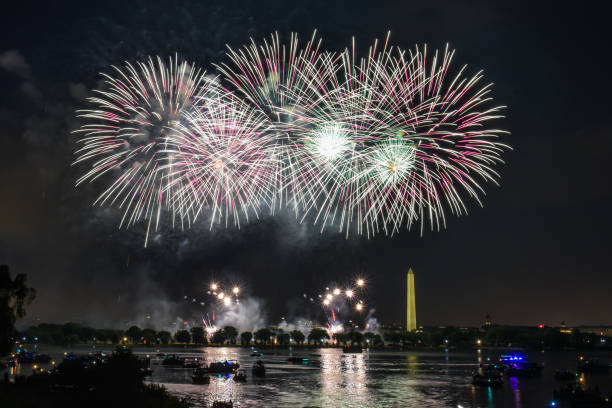 istock Fireworks - Celebrating Independence Day 4th of July 1254324769
