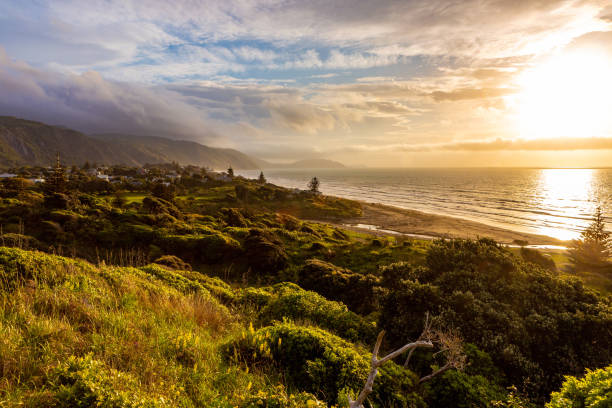 istock Sunset Along the Kapiti Coast 1254327715