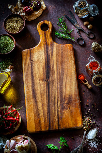 istock Cooking and seasoning ingredients border. Copy space 1254336544