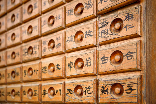 medicina cinese - traditional chinese medicine foto e immagini stock