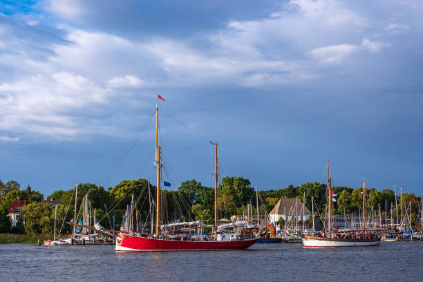 istock Windjammer on the Hanse Sail in Rostock, Germany 1254343567