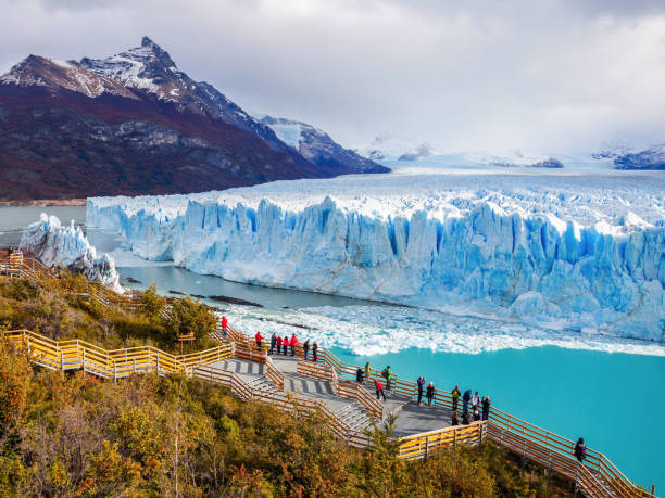 ghiacciaio perito moreno - glacier moreno glacier iceberg argentina foto e immagini stock