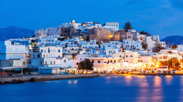istock Naxos island aerial view 1254344670