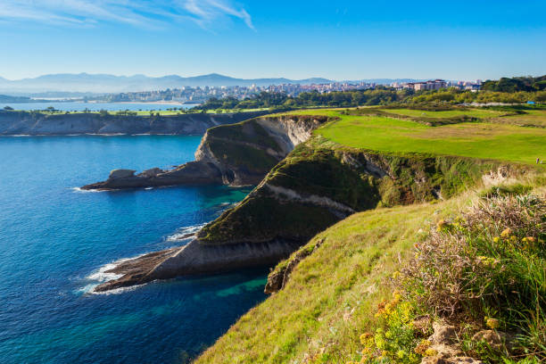 istock Santander city cliff aerial view 1254344682
