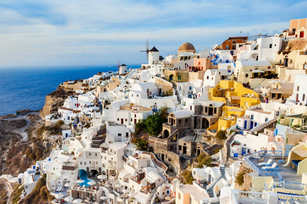 istock Oia town in Santorini 1254346660