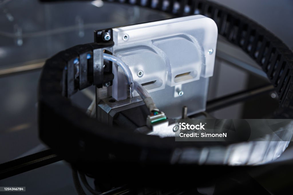 Identify Printer Object 3d Printer Working And Printing An Object Stock Photo - Download Image ...