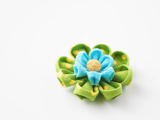 istock Japanese fabric flower 1254348232