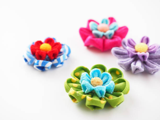istock Japanese fabric flower 1254348249