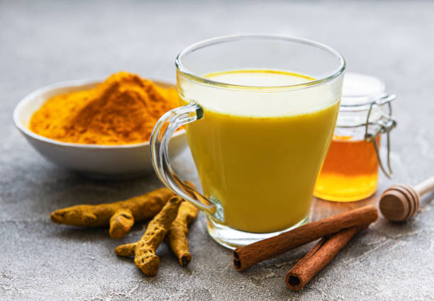 istock Golden turmeric milk 1254350654