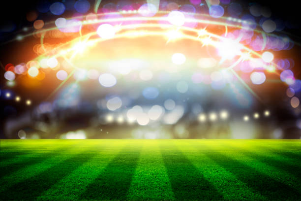 istock lights at night and football stadium 3D 1254352392
