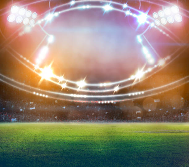 istock stadium in lights and flashes 3d. 1254352401