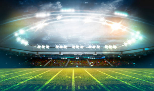 istock american football stadium 3D. 1254352427