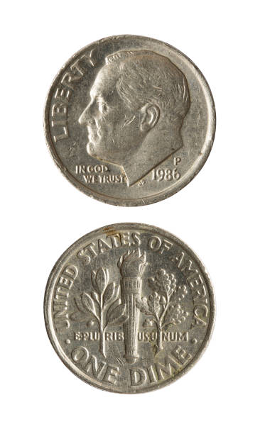 istock One American dimes 1986 1254352952