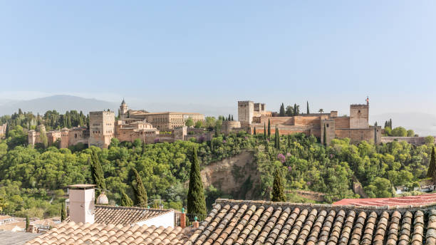 istock Panoramic views of the Alhambra in Granada, Spain 1254355867
