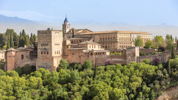 istock Panoramic views of the Alhambra in Granada, Spain 1254355874