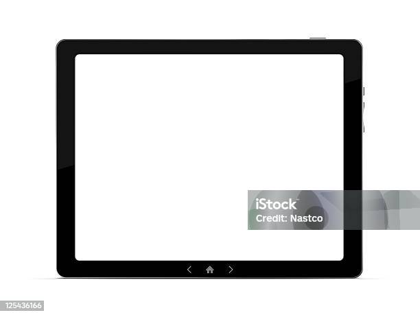 Digitale Tabletpc Mit Clipping Path Stockfoto und mehr Bilder von Tablet PC - Tablet PC, Weißer Hintergrund, Berührungsbildschirm