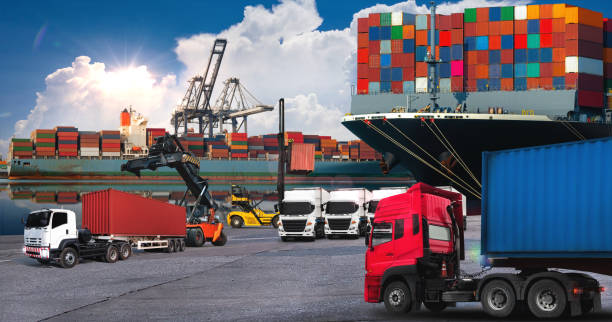 istock Logistics import-export and global transportation Industrial 1254366797