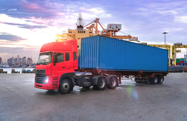 istock Logistics import-export and global transportation Industrial 1254368756
