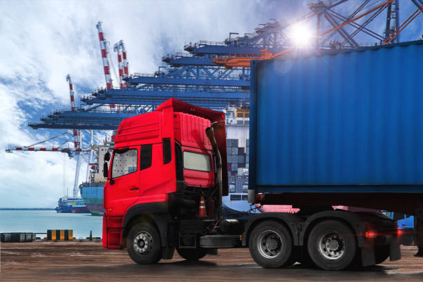 istock Logistics import-export and global transportation Industrial 1254368881