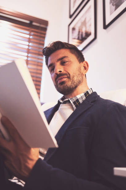 istock Home Portrait of a Caucasian Man 1254371868